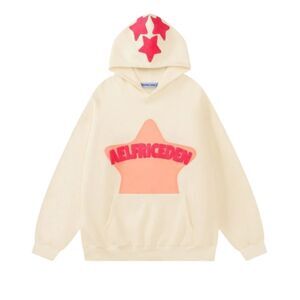 3206 NWT Aelfric Eden Vintage Embroidery Eden Star Hoodie Sz Med